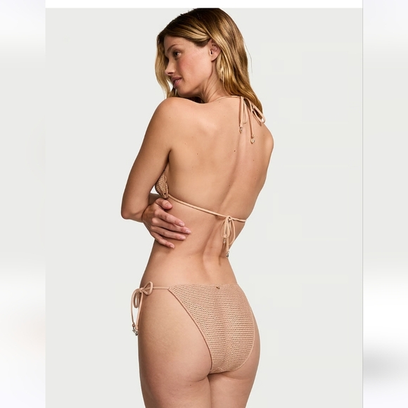 Victoria Secret NWTs Crochet String Bikini - Picture 2 of 6